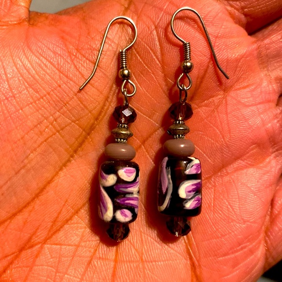 Handcrafted earrings - Picture 2 of 2